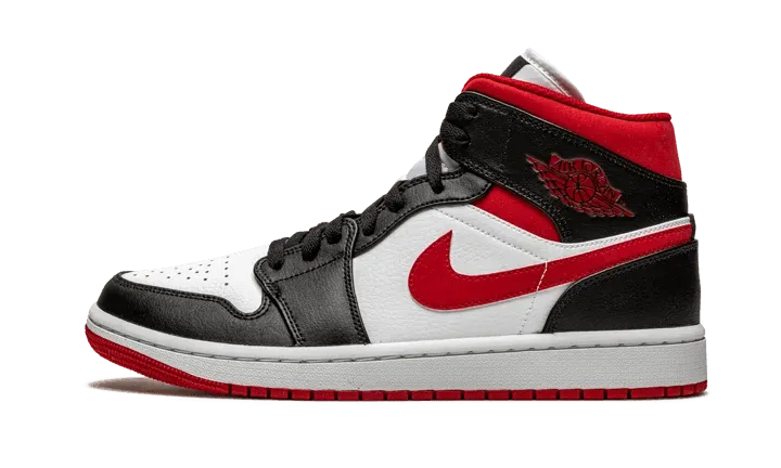 Style Core Easy traction Air Jordan 1 Mid Gym Red Black White