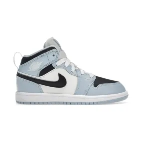 Air Jordan 1 Mid Ice Blue (PS) interchangeable parts shoes