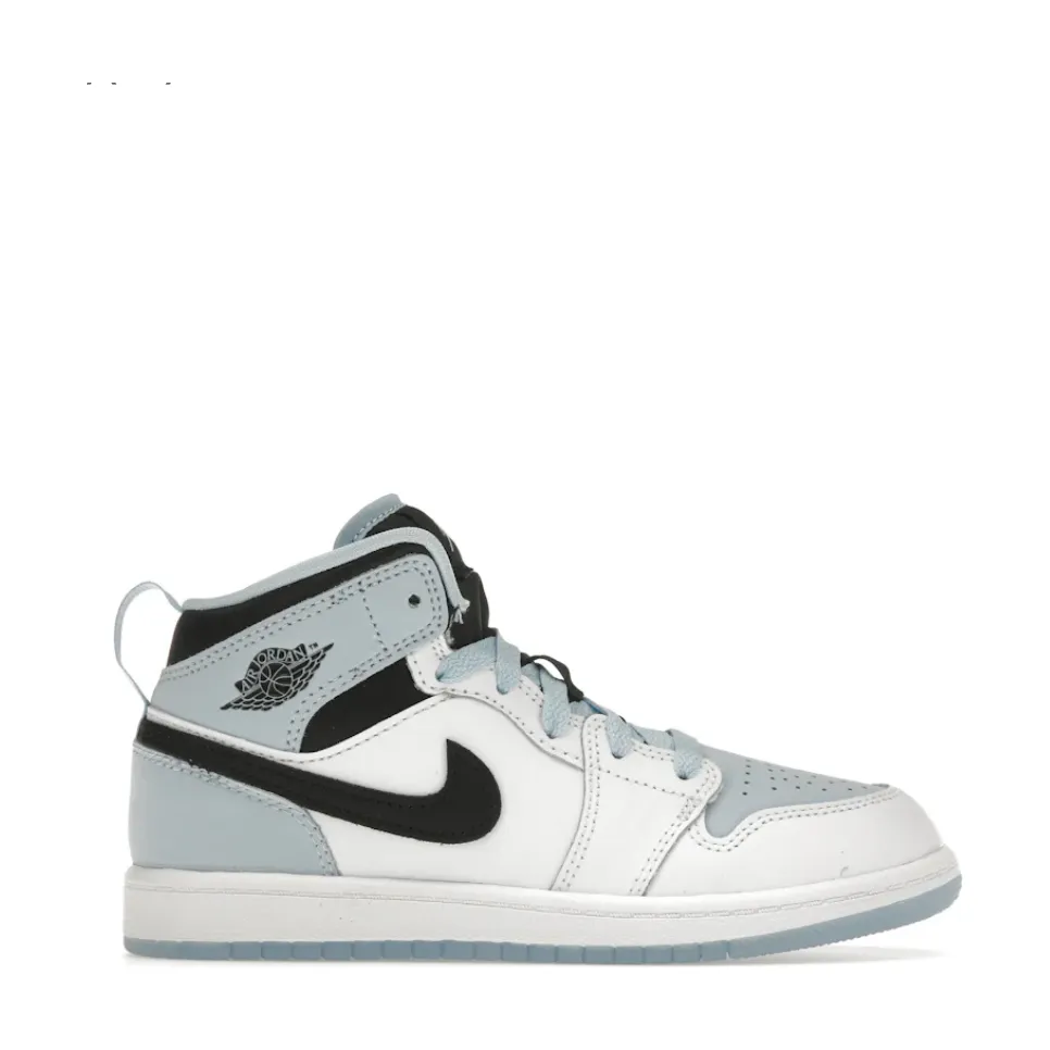 contemporary - style shoes Air Jordan 1 Mid Ice Blue SE 2023 (PS)