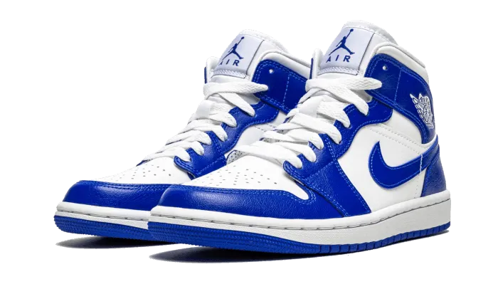 High   Top Style Peak Fit Air Jordan 1 Mid Kentucky Blue
