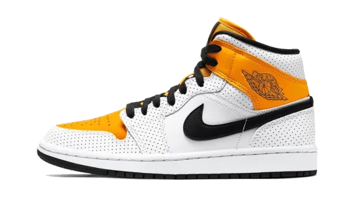 Air Jordan 1 Mid Laser Orange Feel Light Fashion Ready