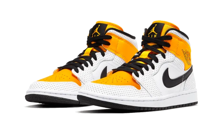 Sport Casual Air Jordan 1 Mid Laser Orange