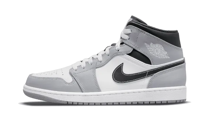 Air Jordan 1 Mid Light Smoke Grey Anthracite Padded Activity Ultimate Wear