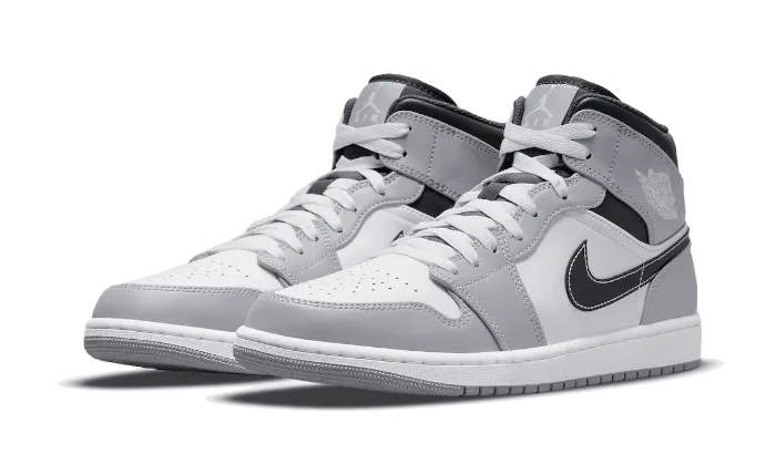 Air Jordan 1 Mid Light Smoke Grey Anthracite Long Comfort slip-resistant