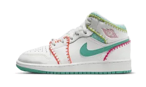 Air Jordan 1 Mid Multi Knit PaddedCollar