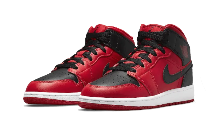 Exclusive Look Superior shock absorption Air Jordan 1 Mid Reverse Bred