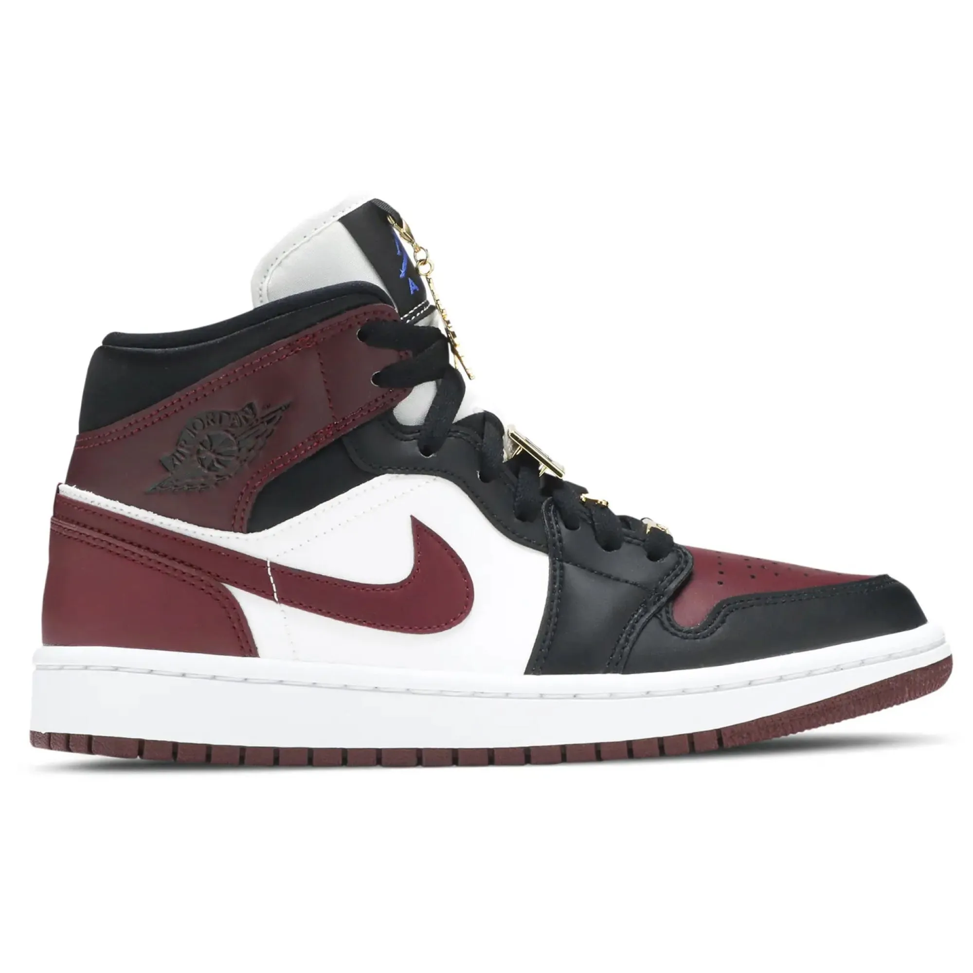 short - distance - runner Air Jordan 1 Mid SE Black Dark Beetroot