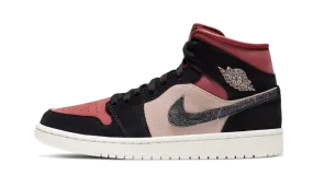 Modern Street Smooth Texture Air Jordan 1 Mid SE Canyon Rust