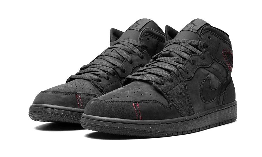 Air Jordan 1 Mid SE Craft Grey Red Adaptive Flex Technology Affordable