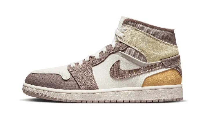 Air Jordan 1 Mid SE Craft Sail Taupe Haze Casual traction