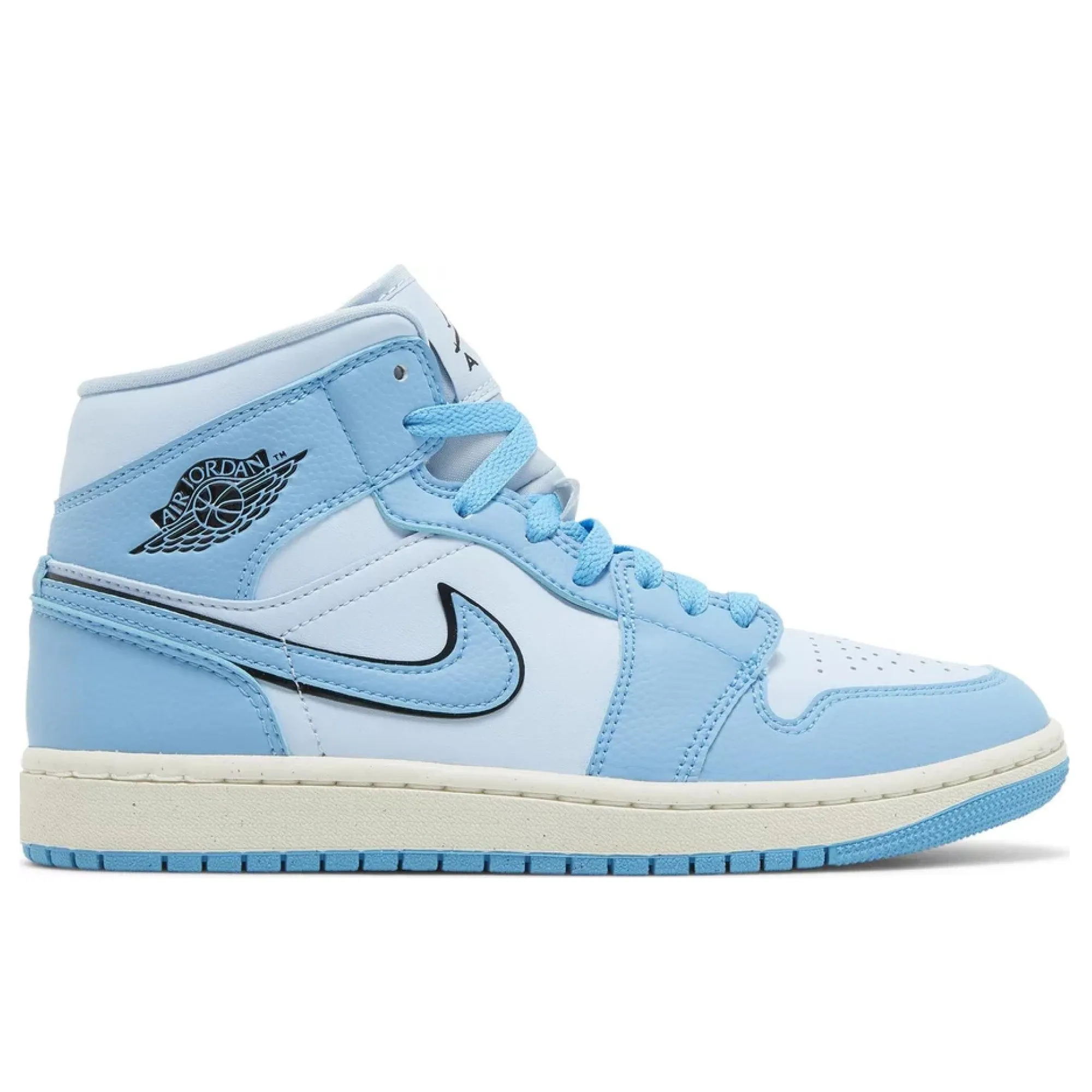 Warm-up air - flow Air Jordan 1 Mid SE Ice Blue