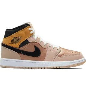 easy - to - maintain shoes Air Jordan 1 Mid SE Particle Beige (W)