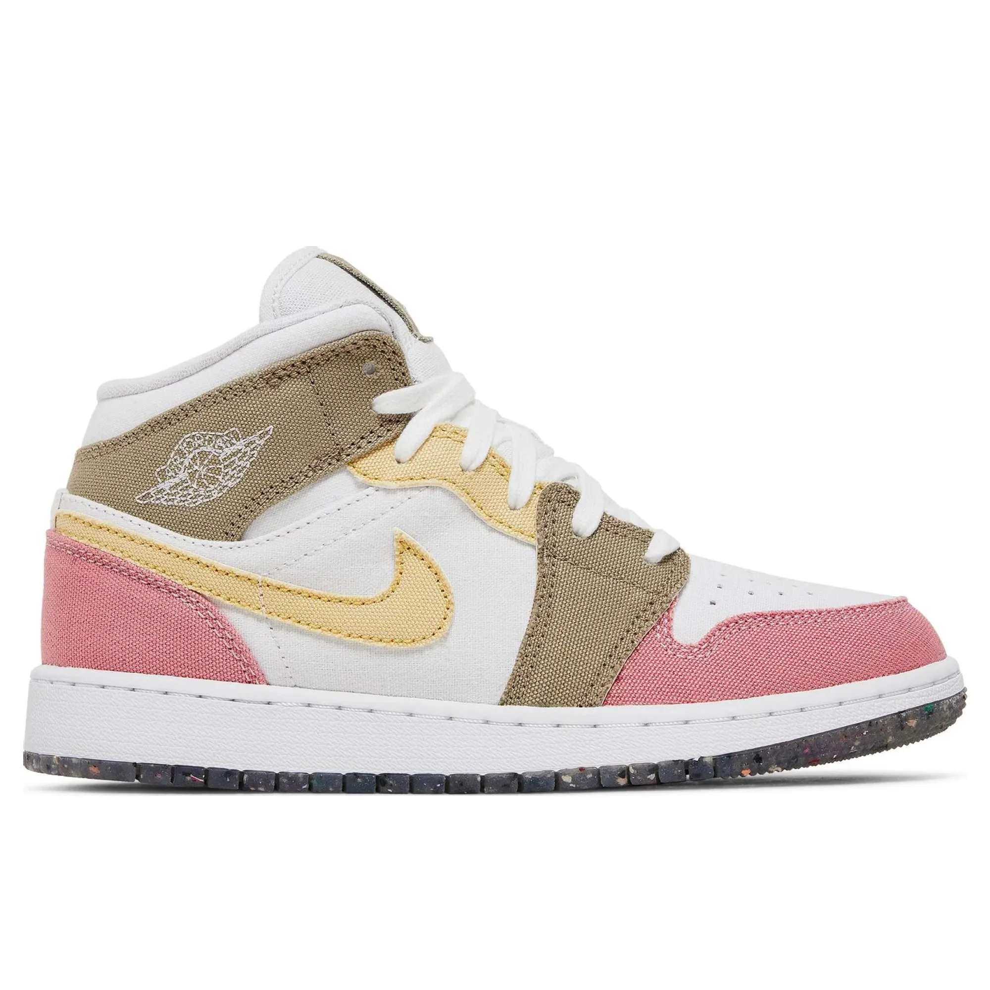 Air Jordan 1 Mid SE Pastel Vivid Green Grind (GS) coastal - climate shoes