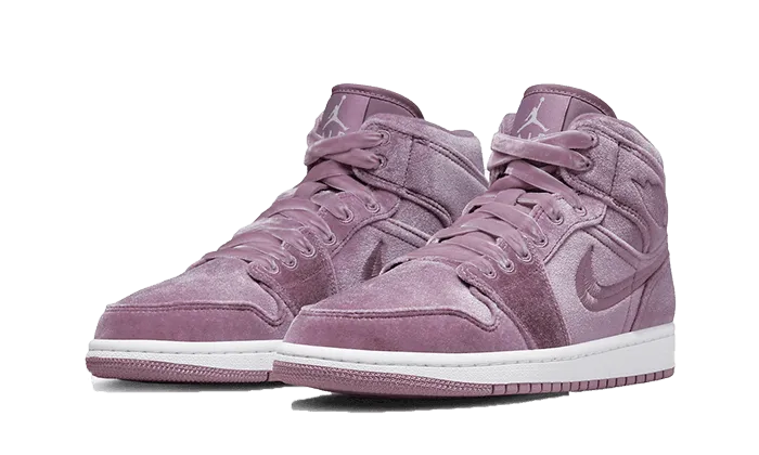 Textured Tread Performance Fit Air Jordan 1 Mid SE Purple Velvet