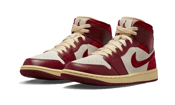 Air Jordan 1 Mid SE Tiki Leaf flex design Thermal Regulating Lining