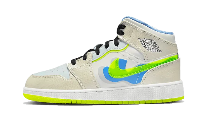 Air Jordan 1 Mid SE Warped Swoosh Zonal Flexibility