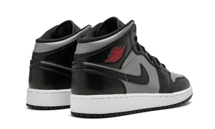 Air Jordan 1 Mid Shadow Red Dual Material Anti Static Material