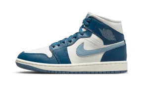 Padded Tongue Construction Air Jordan 1 Mid Sky J French Blue