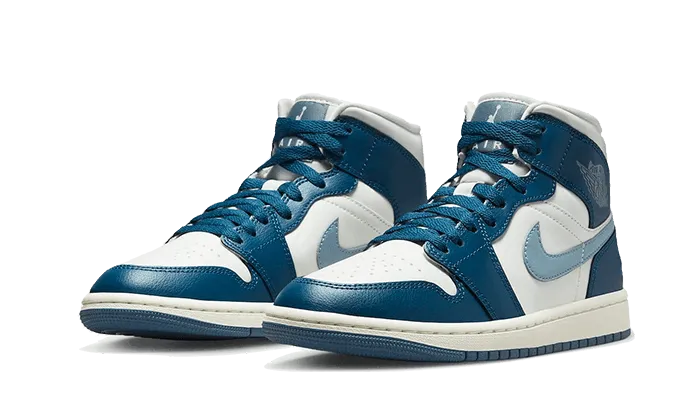 Air Jordan 1 Mid Sky J French Blue Easy Footwear Glam silhouette