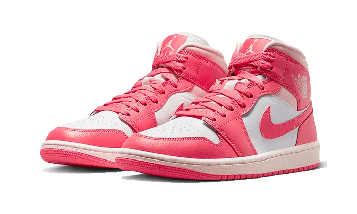 Air Jordan 1 Mid Strawberries And Cream Crisp Detail
