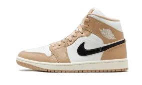 Air Jordan 1 Mid Tan Black EVA