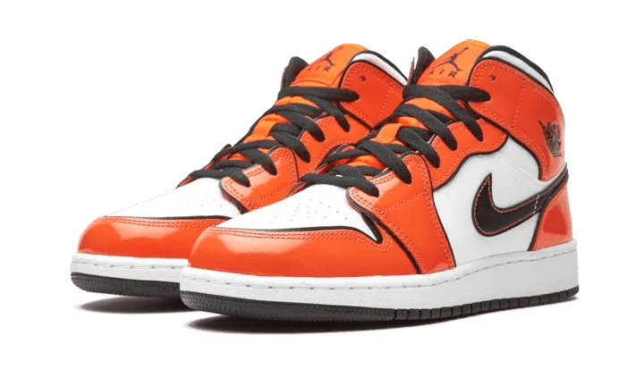 Air Jordan 1 Mid Turf Orange Stylish grip Weekend Active