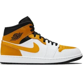 Air Jordan 1 Mid University Gold (GS) durable fabric shoes play - time shoes
