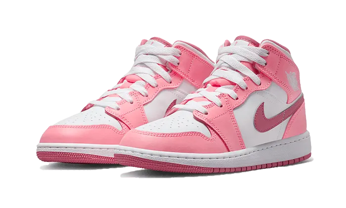 Air Jordan 1 Mid Valentine??s Day Elastic Straps Fashionable Style