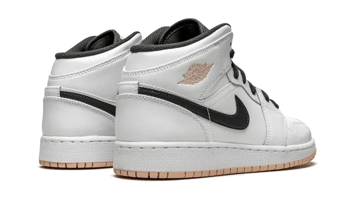 Walk More Air Jordan 1 Mid White Arctic Orange