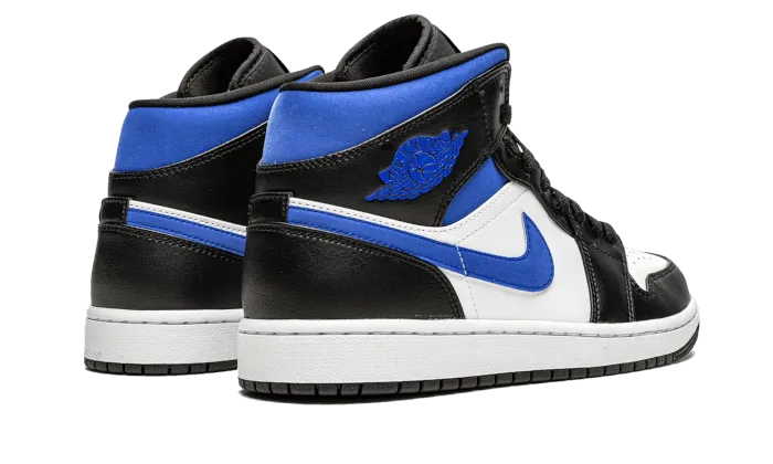 Air Jordan 1 Mid White Black Royal Fresh Airflow Swift Step