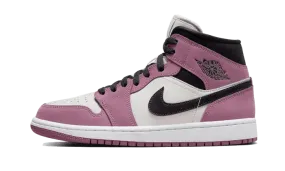 Air Jordan 1 Mid?Light Mulberry Synthetic Upper Soft Support