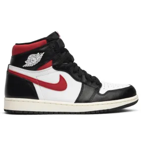 Firm Air Jordan 1 Retro High Black Gym Red (GS)