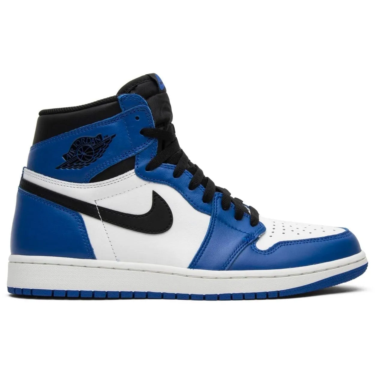 running in straight tracks shoes Air Jordan 1 Retro High Game Royal