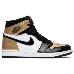 spandex running wear Air Jordan 1 Retro High NRG Patent Gold Toe