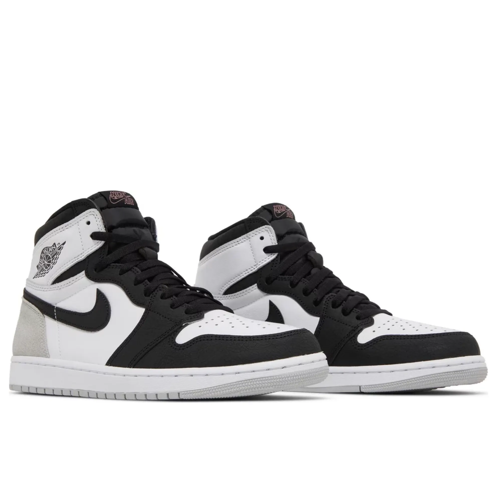 Air Jordan 1 Retro High OG Bleached Coral running in countryside shoes style - conscious shoes