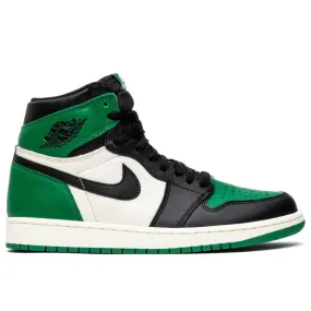 recycled shoes wind - resistant running shoes Air Jordan 1 Retro High Pine Green