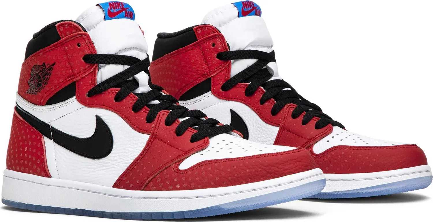 Air Jordan 1 Retro High Spider-Man Origin Story family runs