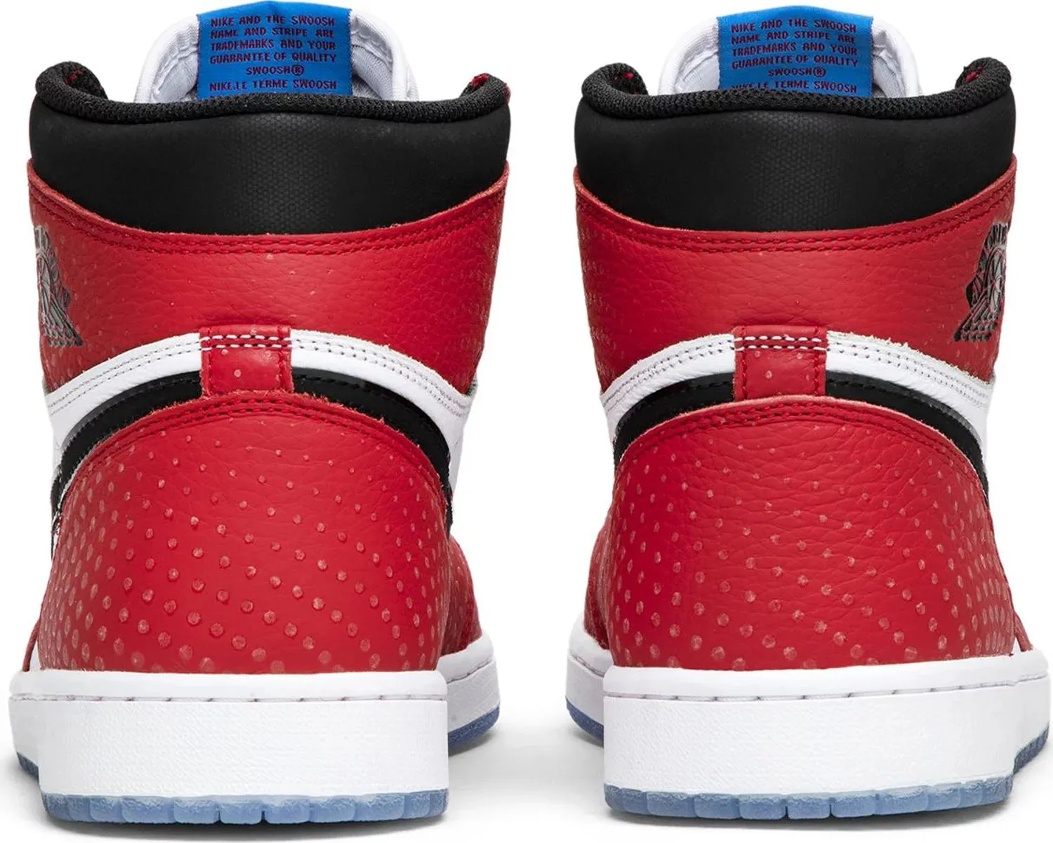 running with music shoes Air Jordan 1 Retro High Spider-Man Origin Story