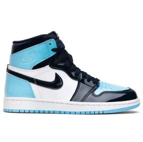 Air Jordan 1 Retro High UNC Patent (W) concrete running gear Flexible Cushion
