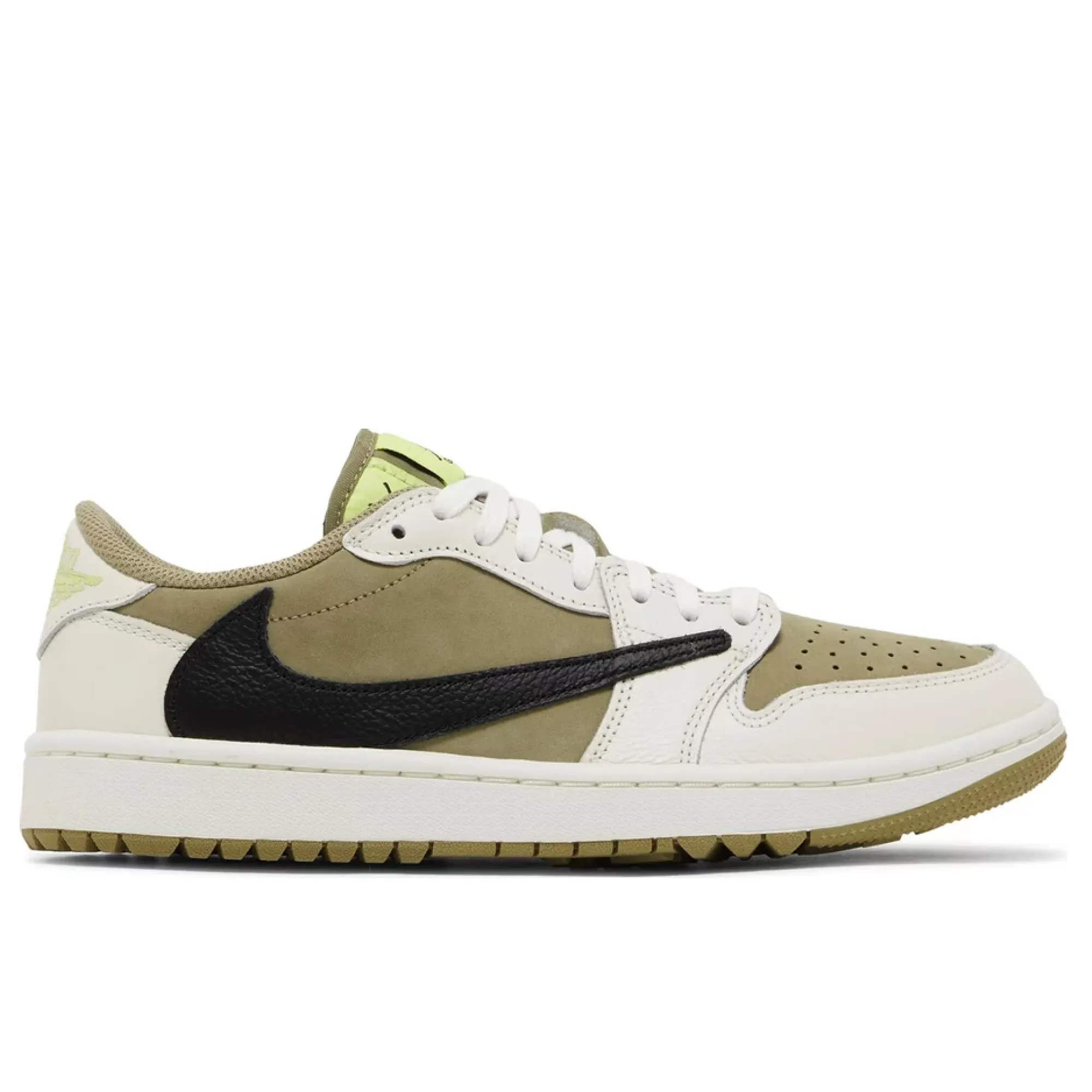 Air Jordan 1 Retro Low Golf Travis Scott Neutral Olive multi - terrain running shoes