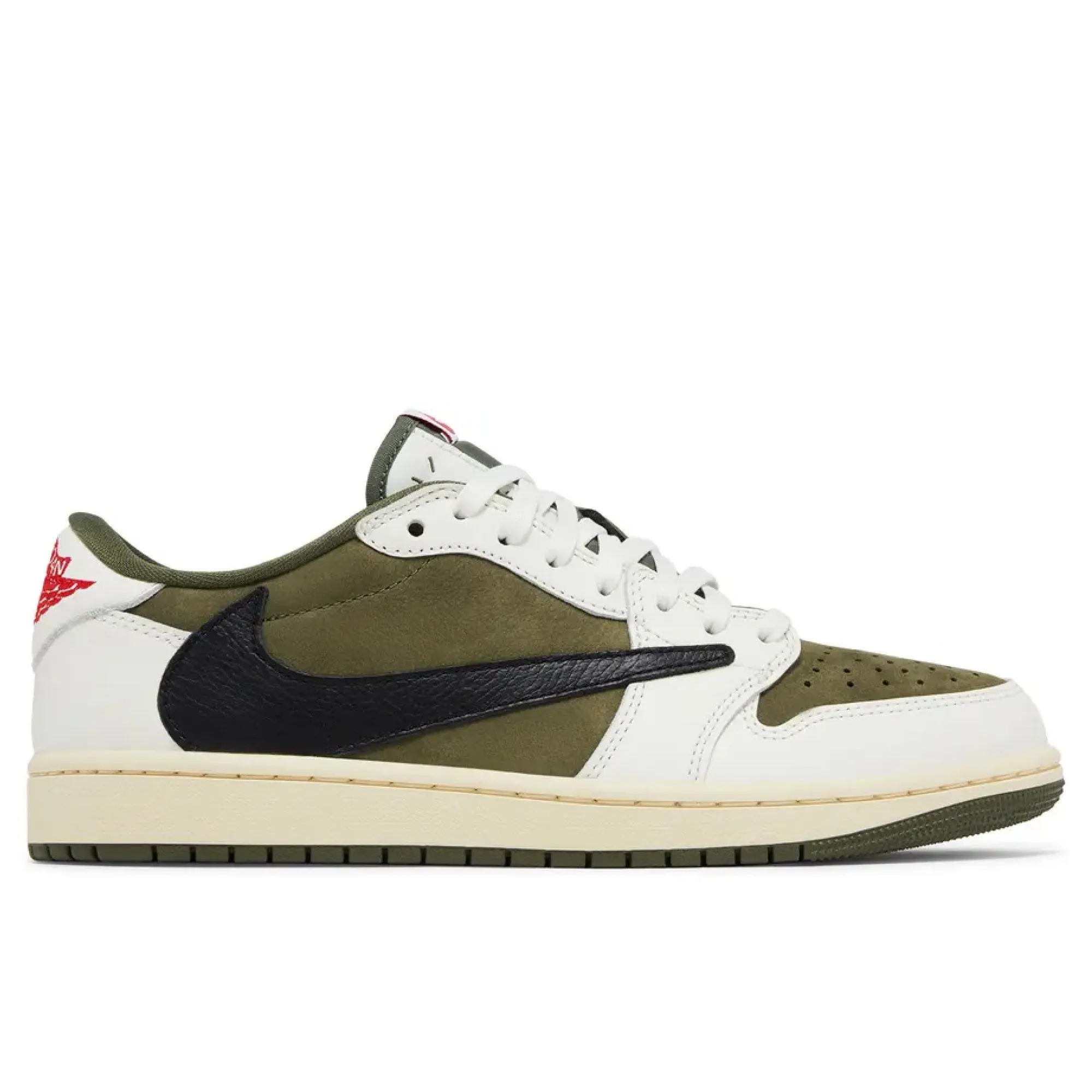 college teams running on grass shoes Air Jordan 1 Retro Low OG SP Travis Scott Medium Olive