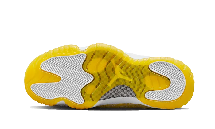 Defensive Power Micro Grip Texture Air Jordan 11 Retro Low Yellow Snakeskin
