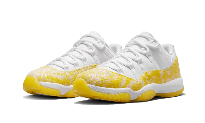 Energy Return Core Air Jordan 11 Retro Low Yellow Snakeskin
