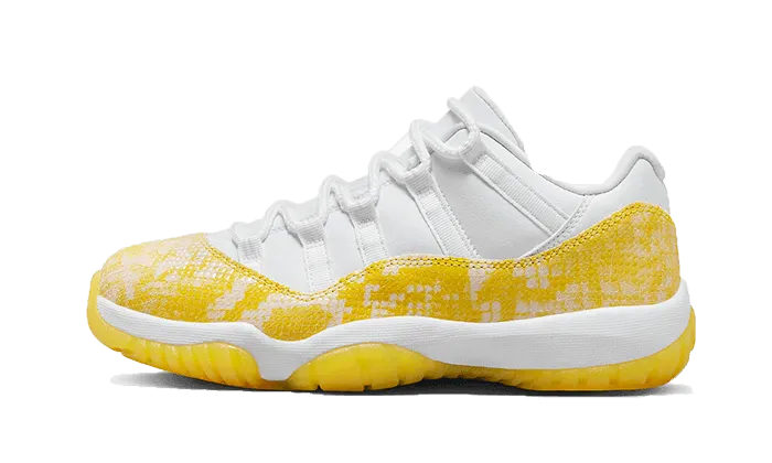 MidTopStyle Air Jordan 11 Retro Low Yellow Snakeskin