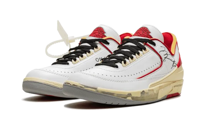Chill Walk High Energy Return Air Jordan 2 Retro Low SP Off-White White Red All-Day Flexibility