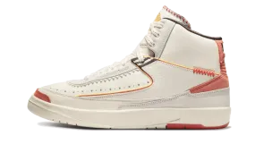 Air Jordan 2 Retro SP Maison Chateau Rouge United Youth National Impact Diffusion Tech Basic Tone Trend Wear