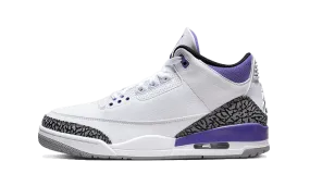 Air Jordan 3 Dark Iris Foot Relax