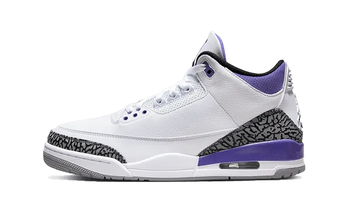 Air Jordan 3 Dark Iris Smooth Lines Sport Enthusiast