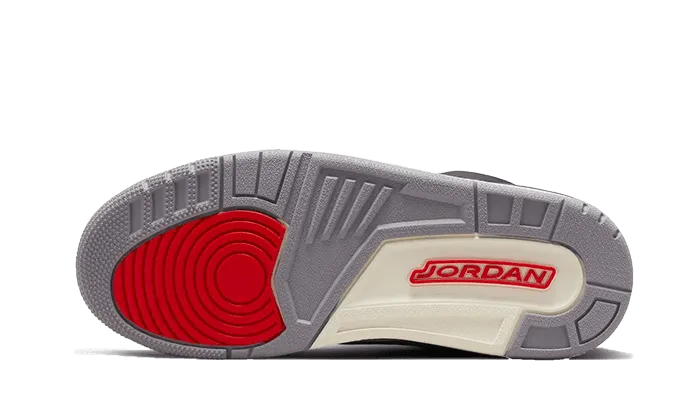 Air Jordan 3 Retro Black Cement Gold Durable Lining