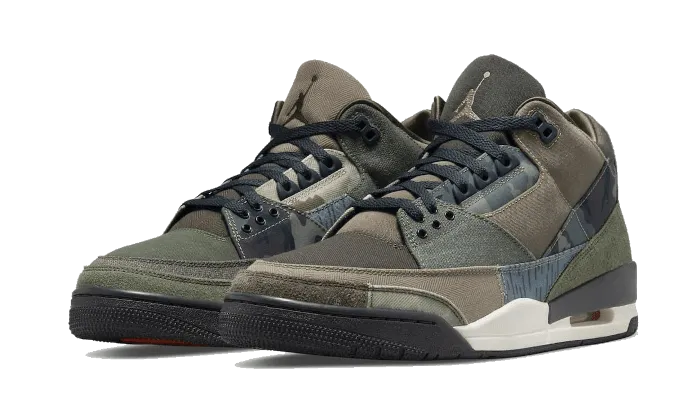 Multi-functional materials Retro-inspired silhouette Air Jordan 3 Retro Patchwork Camo